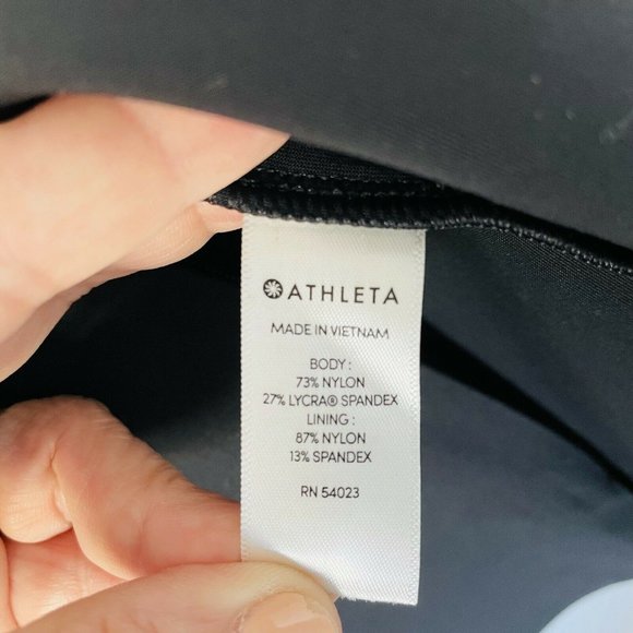 Athleta Athletic Dress Racer Back Built-In Bra Sleeveless Black Women Size 2 - Picture 10 of 11